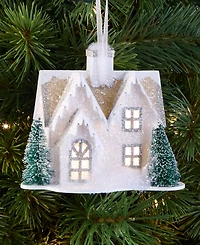 Holiday Lane Enchanted Emerald Light-Up House Ornament, Macy's Exclusive