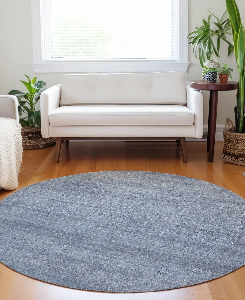Dalyn Burano Washable BU1 8'x8' Round Area Rug