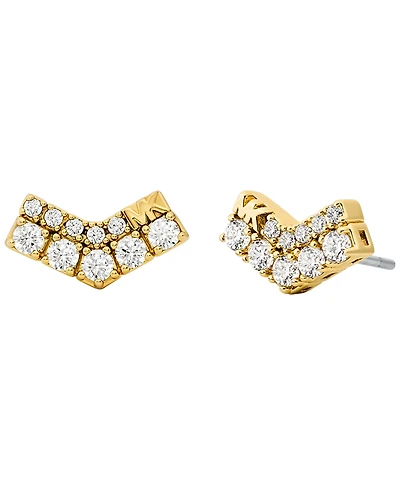 Michael Kors Cubic Zirconia Pave Stud Earrings