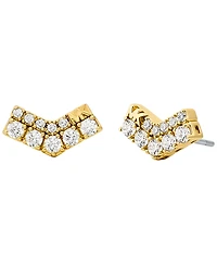 Michael Kors Cubic Zirconia Pave Stud Earrings
