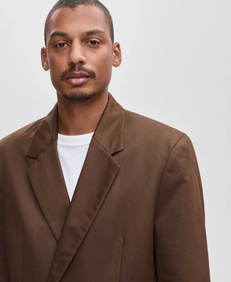 Mode of One Men's Relaxed Fit Double Breasted Blazer, Macy's Exclusive