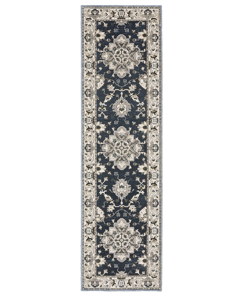 Oriental Weavers Ellington ELL08 2'3"x7'6" Runner Area Rug