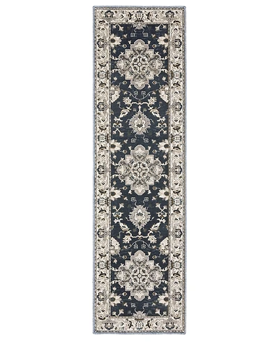 Oriental Weavers Ellington ELL08 2'3"x7'6" Runner Area Rug