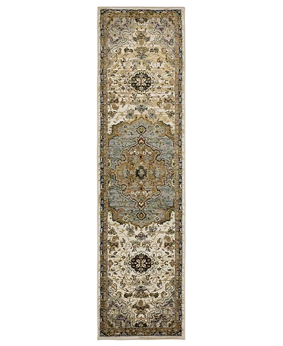 Oriental Weavers Andorra 2451B 2'3"x8' Runner Area Rug