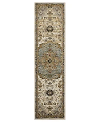 Oriental Weavers Andorra 2451B 2'3"x8' Runner Area Rug