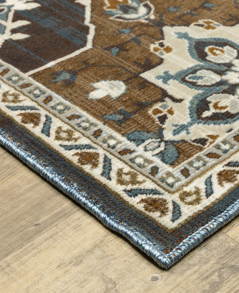 Oriental Weavers Ellington ELL07 2'3"x7'6" Runner Area Rug