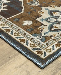 Oriental Weavers Ellington ELL07 2'3"x7'6" Runner Area Rug