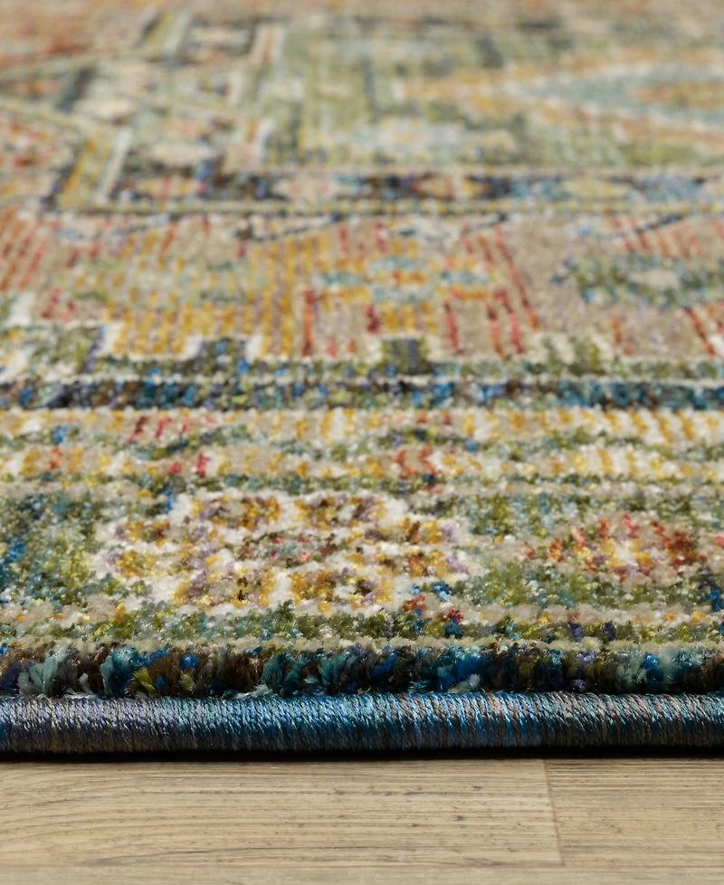 Oriental Weavers Andorra 2442A 7'10"x7'10" Round Area Rug