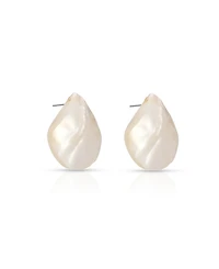 Ettika Rising Tide Mother of Pearl Stud Earrings