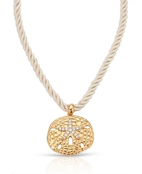 Ettika Sand Dollar Pendant Necklace