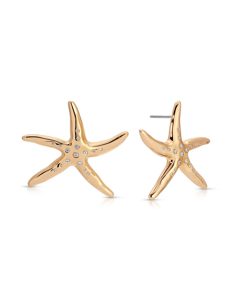 Ettika Starfish Luxe Statement Earrings