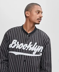 Mode of One Men's Long-Sleeve Pinstripe Shirt, Macy's Exclusive
