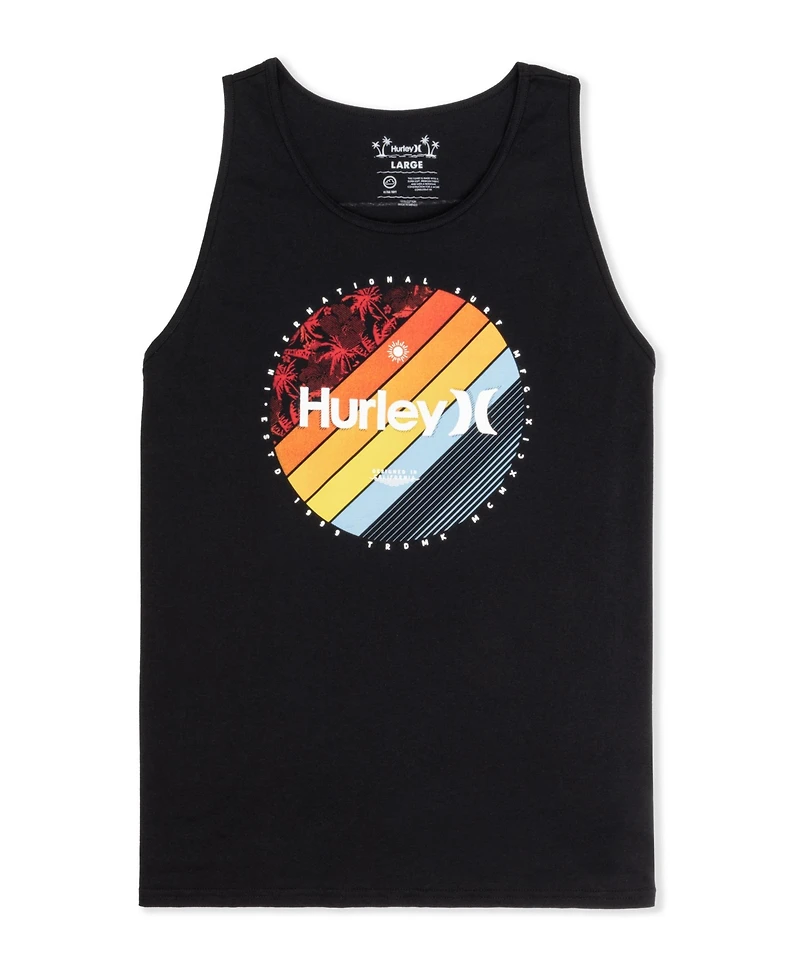 Hurley Men's Linear Palm Tank Top