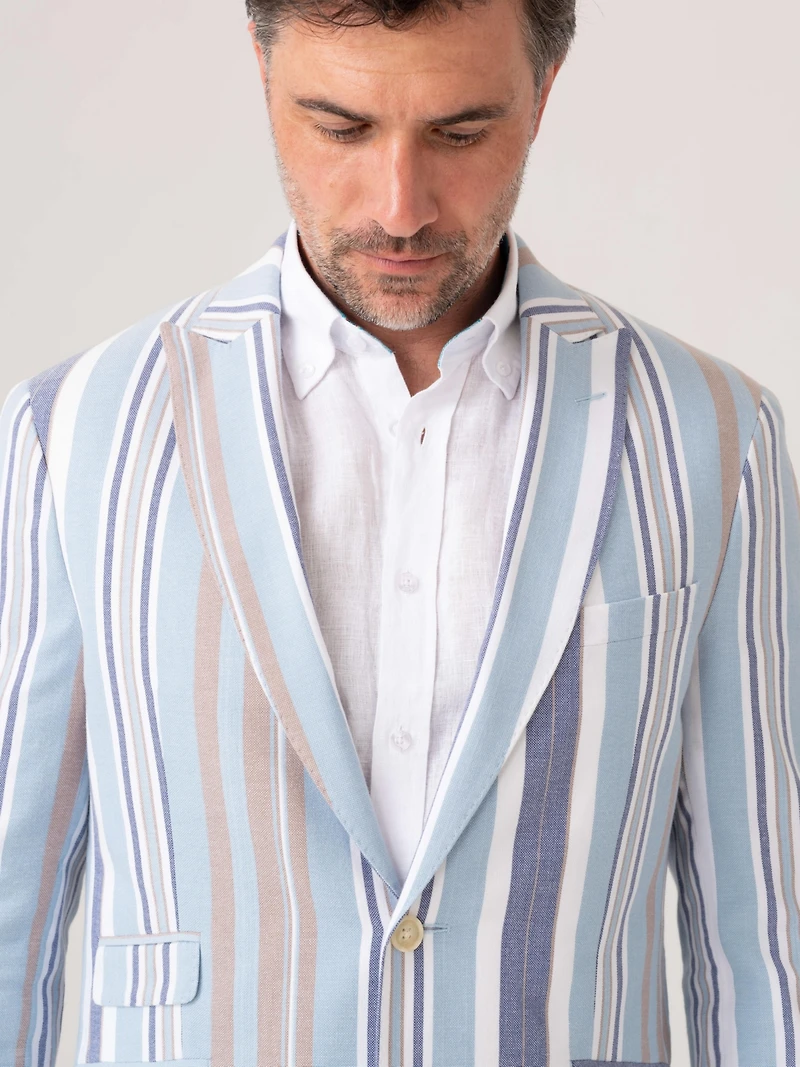 Koy Clothing Men's Kikoy Cotton Tailored Blazer