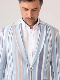 Koy Clothing Men's Kikoy Cotton Tailored Blazer