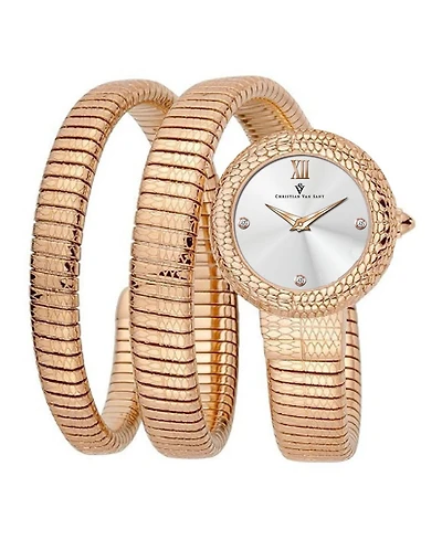 Christian Van Sant Women's Naga Silver Dial Watch - CV0891