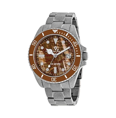 Christian Van Sant Men's Montego Vintage Brown Dial Watch - CV5101B
