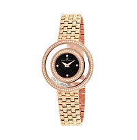Christian Van Sant Women's Gracieuse Black Dial Watch
