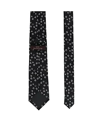 Trafalgar Big & Tall Tudor Daisy and Vine Silk Business Necktie