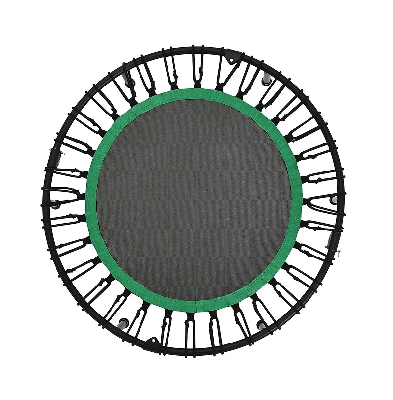Zenova Rebounder Trampoline for Adults with Bungee Cords, Portable Fitness Exercise Mini Trampoline Without Handle