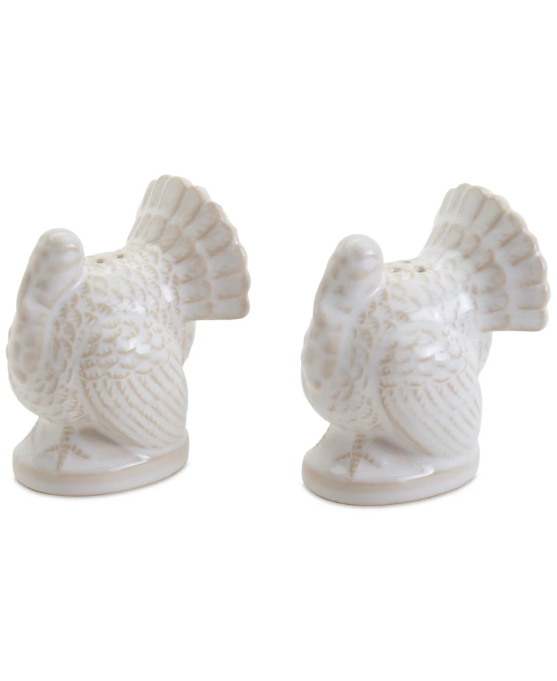 Haven Ceramic Turkey Salt & Pepper Shakers Set