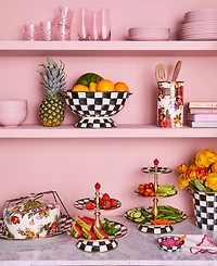 Mackenzie-Childs Courtly Check -Tier Sweet Stand