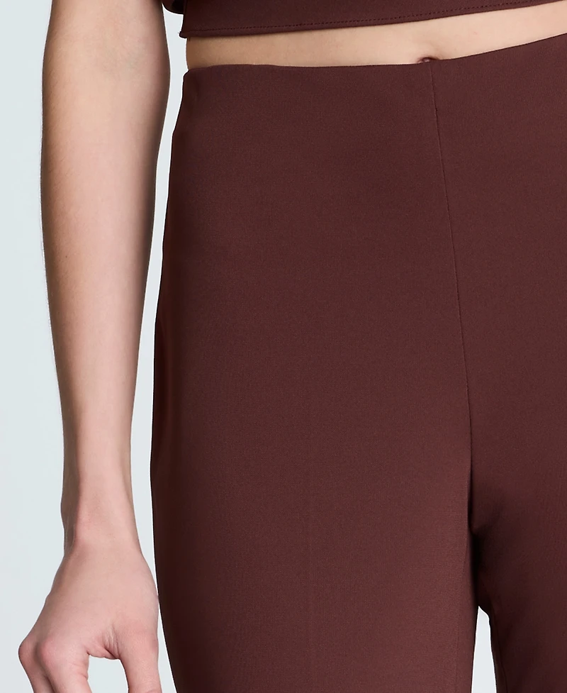 Kenneth Cole Women's Hollywood Waist Pull On Flare Leg Pants