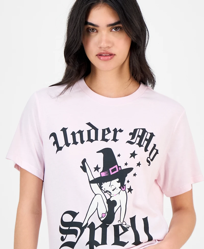 Greyson Threads, The Label Juniors' Halloween Betty Boop T-Shirt