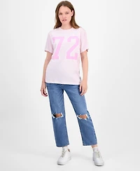 Grayson Threads, The Label Juniors' Number 72 Crewneck Tee