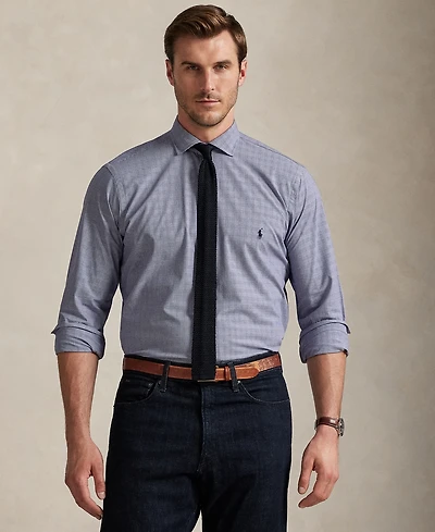 Polo Ralph Lauren Men's Big & Tall Plaid Stretch Poplin Shirt