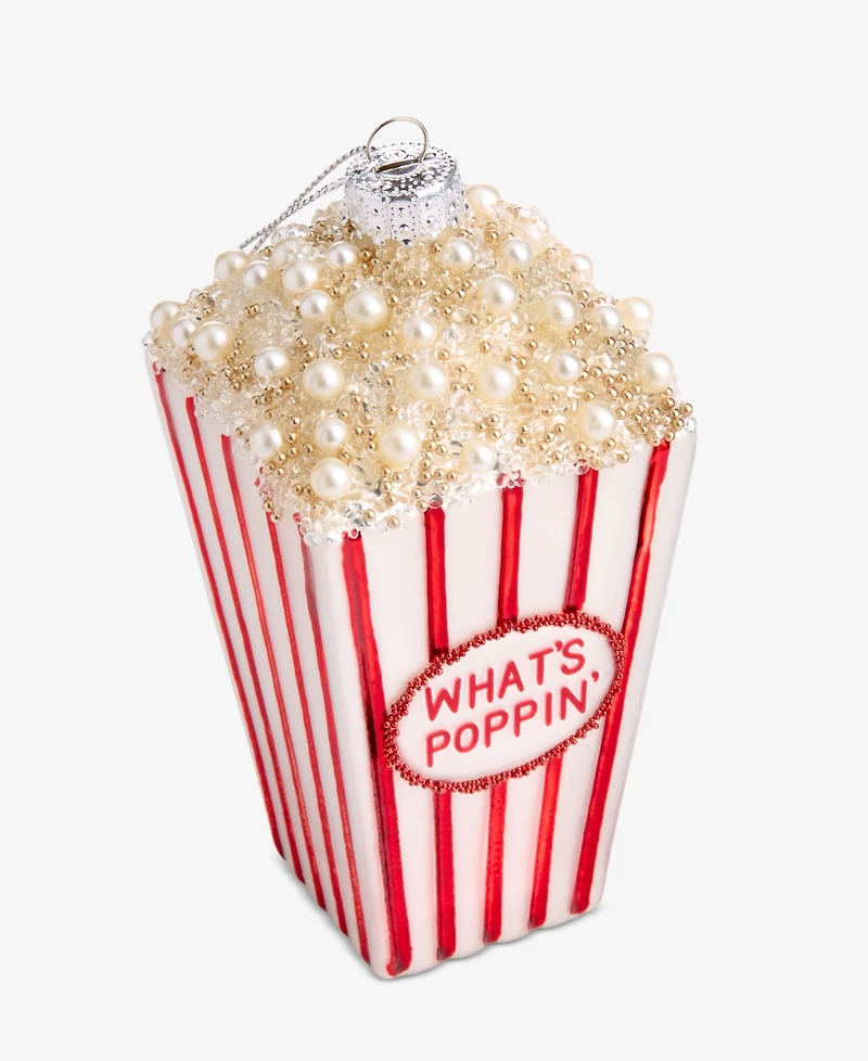 Holiday Lane Foodie Popcorn Box Ornament, Macy's Exclusive