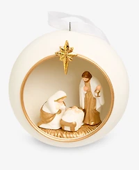 Holiday Lane Blessed Ceramic Holy Family Ornament, Macy's Exclusive