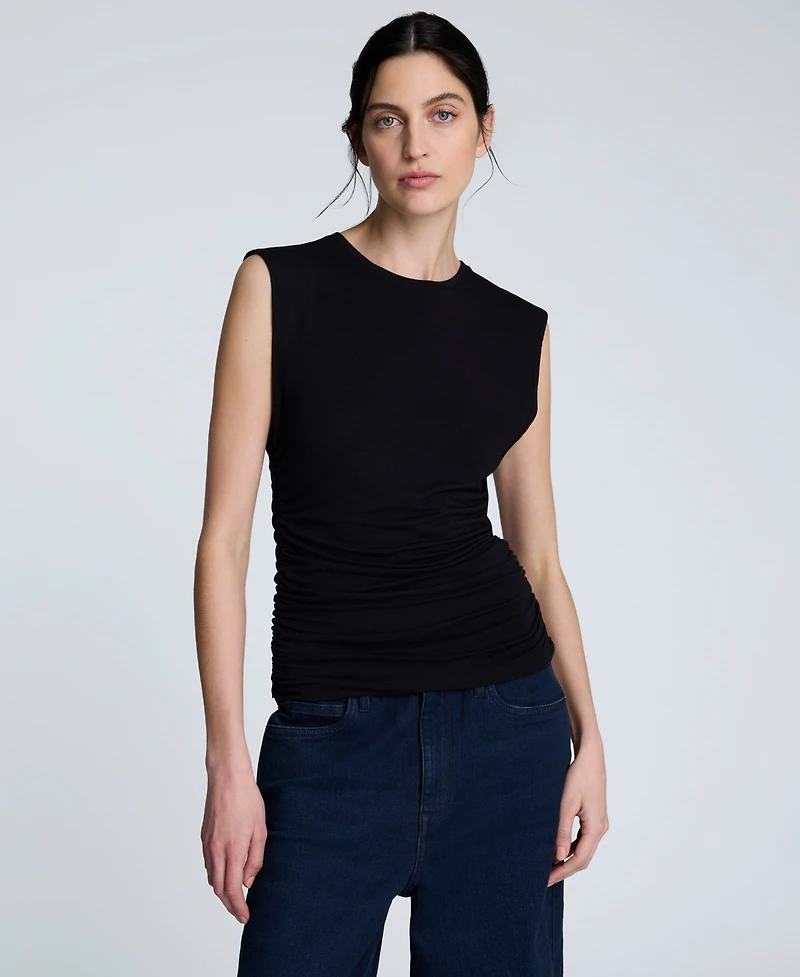 Kenneth Cole Women's Side-Ruched Tank Top