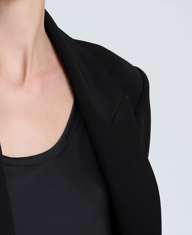 Kenneth Cole Women's Luxe Twill Double-Breasted Blazer