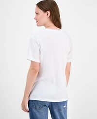 Lucky Brand Women's Coca Cola Summer Classic Crewneck T-Shirt