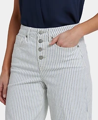 Nydj Women's High Rise Teresa Wide Leg Ankle Jeans