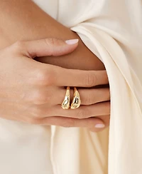 Ettika Modern Flow Statement Ring