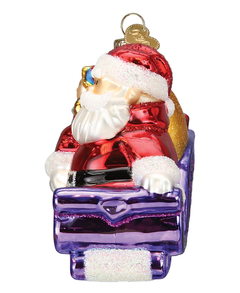 Old World Christmas 3.5" Rudolph the Red-Nosed Reindeer Santa and Friends Ornament