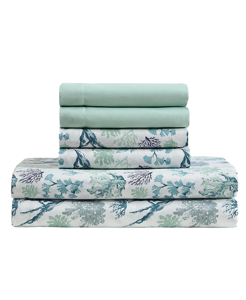 Caribbean Joe Cooling 6-Pc. Sheet Set