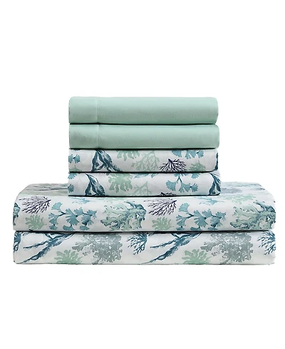 Caribbean Joe Cooling 6-Pc. Sheet Set