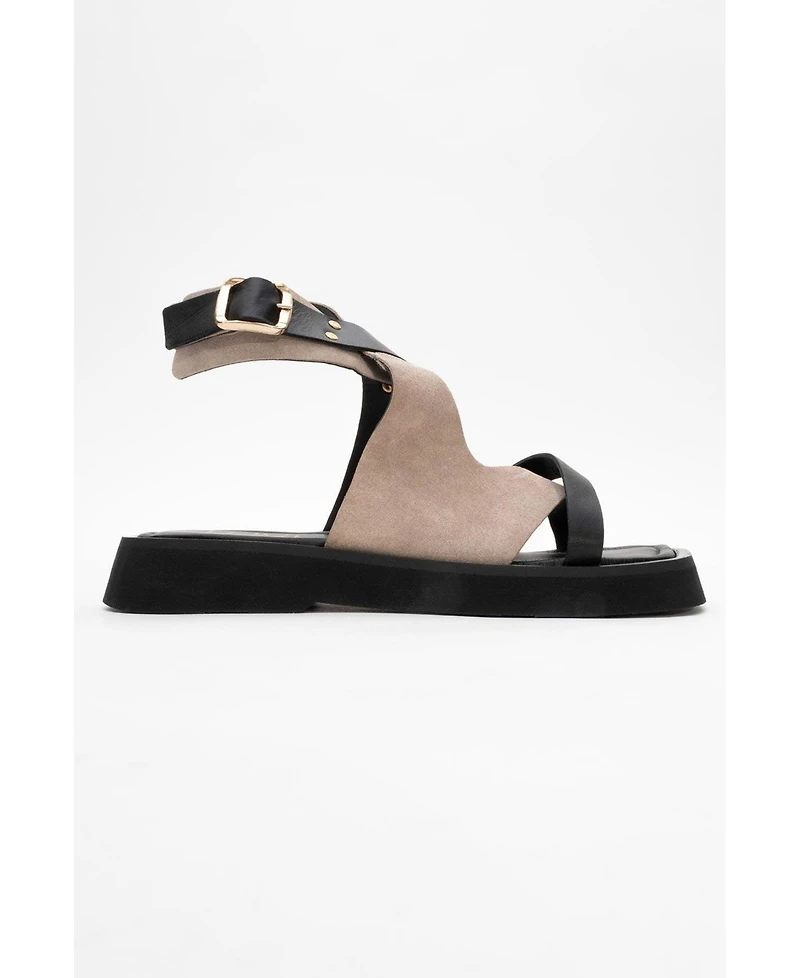 Minnea Suede Leather Sandal (Women)