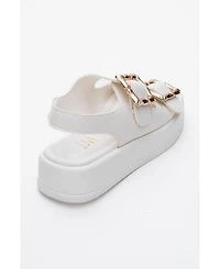 Prologue Shoes Slope Double Strap Sandal (Women)