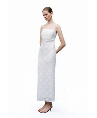 Nocturne Women's Stone Embroidered Dress