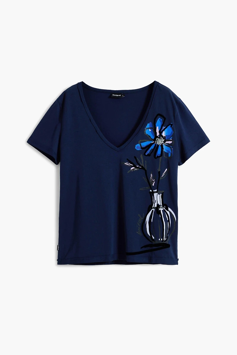 Desigual Women's Vase V-neck T-shirt