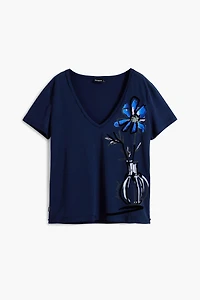 Desigual Women's Vase V-neck T-shirt