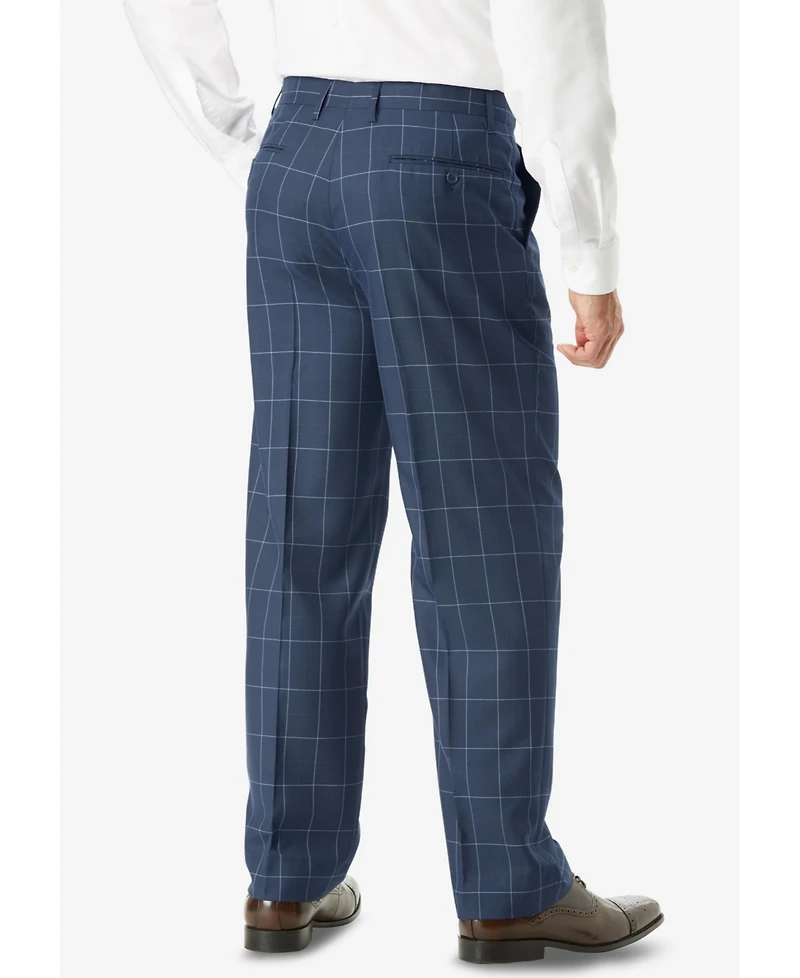 KingSize Big & Tall Easy Movement Plain-Front Expandable Dress Pants