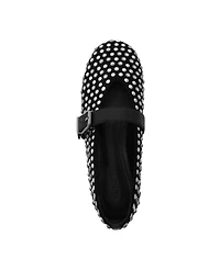 Schutz Women's Eiza Glam Round Toe Ballet Flats