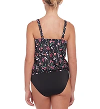 Lascana Women's Floral Tankini Swimsuit Top