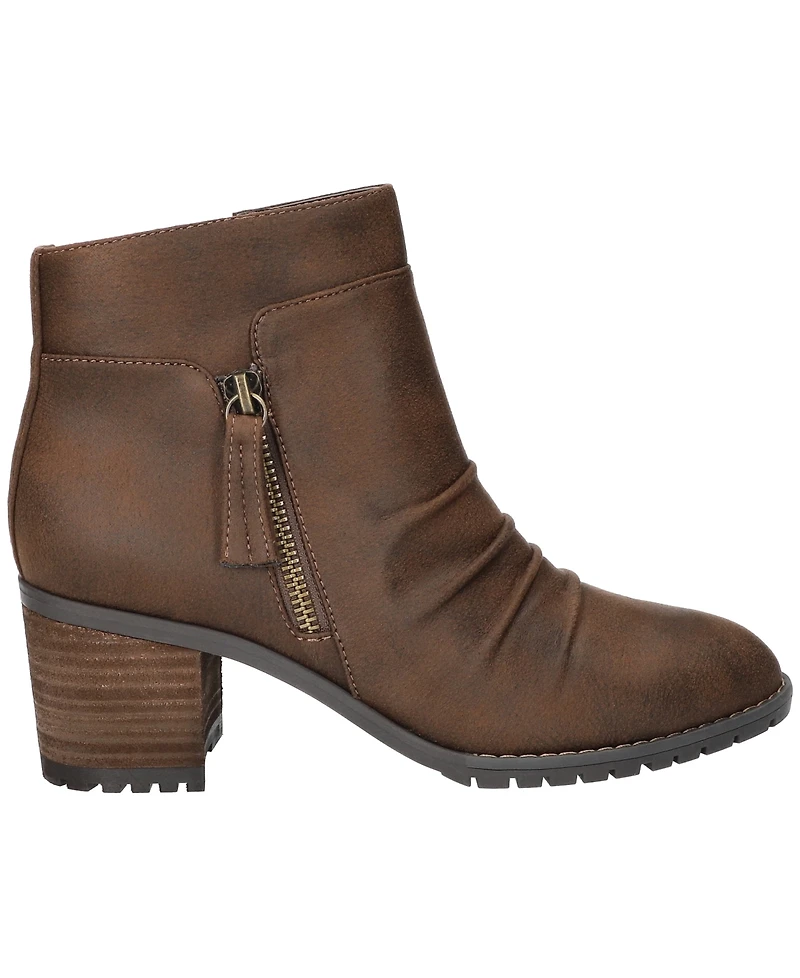 Bella Vita Women's Janita Block Heel Ankle Booties