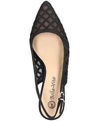 Bella Vita Women's Noel Slingback Pointed Toe Pumps